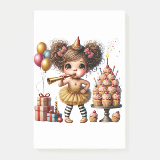 Funny Quirky Gnome Birthday Post-it Notes