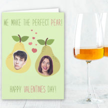 Funny Quirky Pair Greeting Card for Valentine Day