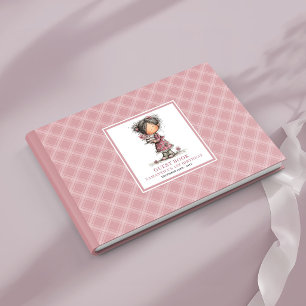 Funny quirky teenager girl 5th birthday guest book