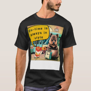 Funny Quokka On time is always in style T-Shirt