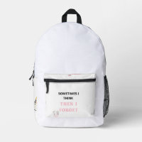 Funny Quote Backpack for Everyday Adventures