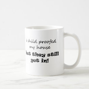 Funny quote black and white cute script typography coffee mug