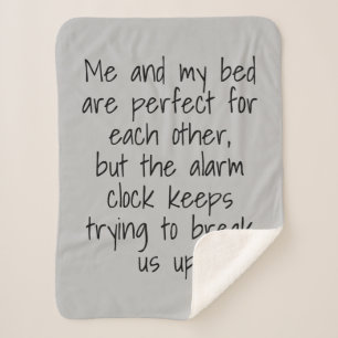 Funny quote blanket