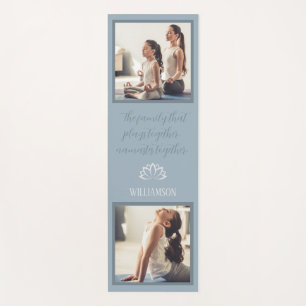 Funny Quote Blue Photo Yoga Mat
