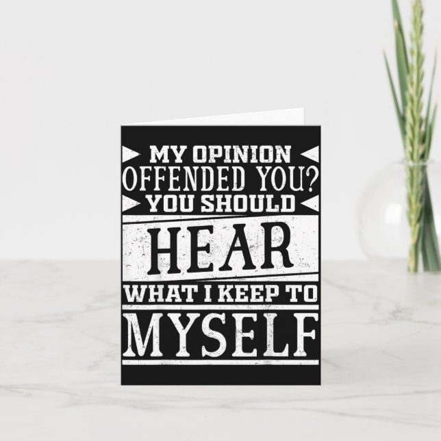 Funny Quote Card (Front)