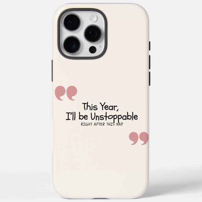 Funny Quote Case-Mate iPhone Case (Back)