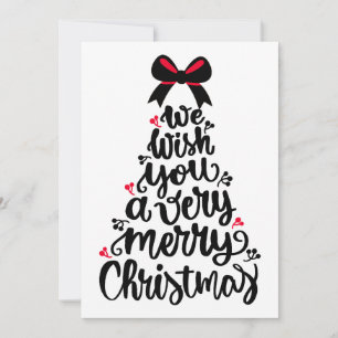Funny Quote Chritmas - Christmas Tree Lovers Holiday Card