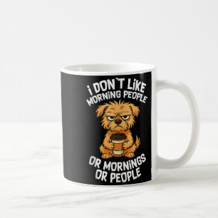 Funny Quote Coffee Sleepy Cute Dog Puppy Lover Gif Coffee Mug