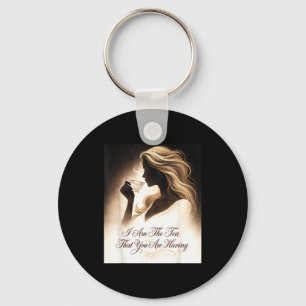 Funny quote elegant women am the tea that are key ring