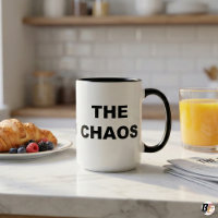 Funny Quote Embrace The Chaos Two-Tone