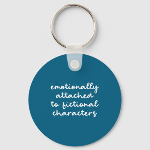Funny Quote For Book Lovers Modern Script  Key Ring