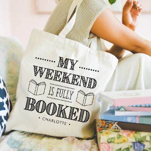 Funny Quote For Book Lovers Personalised Tote Bag