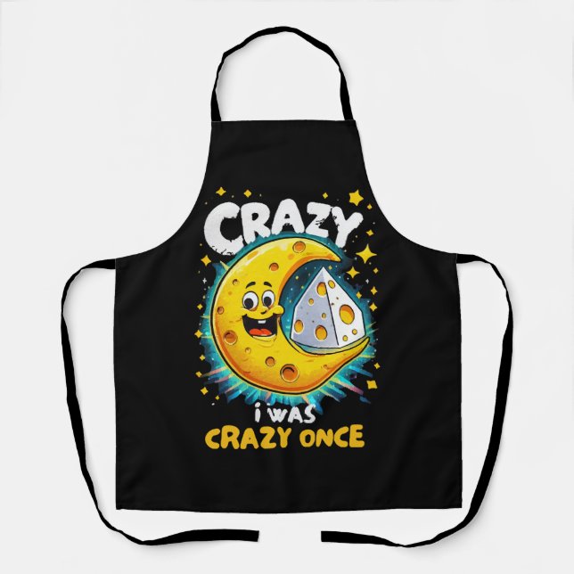 Funny quote for cheese lovers apron (Front)