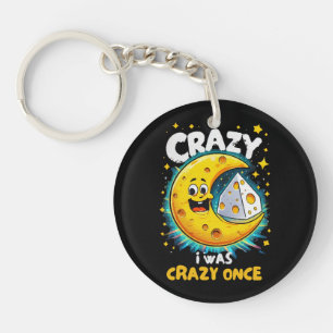 Funny quote for cheese lovers key ring