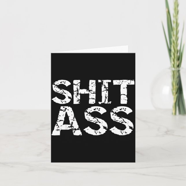Funny Quote Gag Gift Joke For Men Sarcastic  Card (Front)