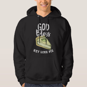 Funny Quote - God Bless Key Lime Pie - Illustratio Hoodie