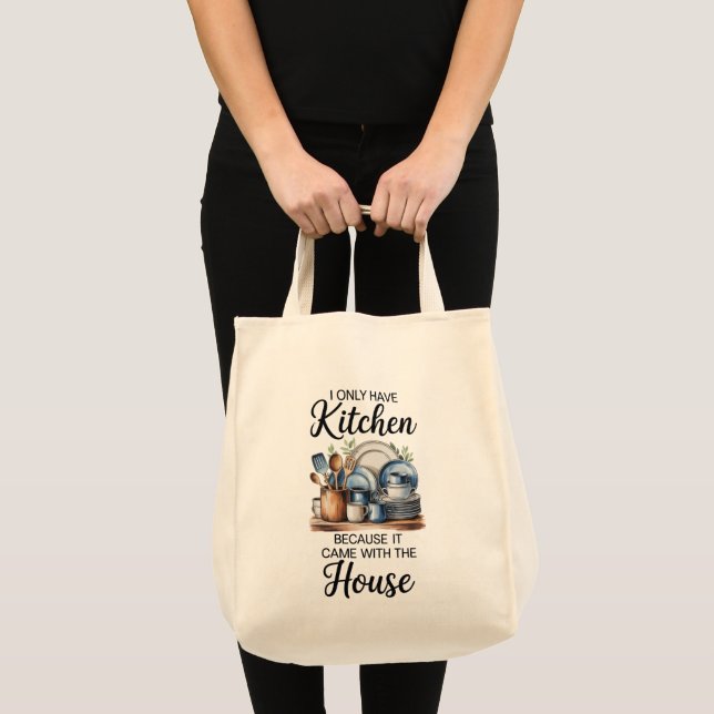 Funny Quote Grocery  Tote Bag (Front (Product))