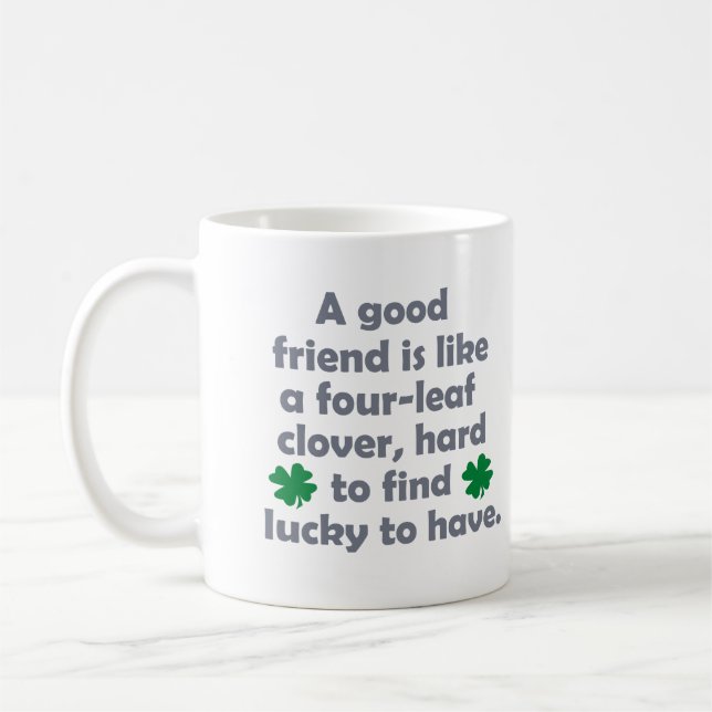 Funny quote Happy friendship day gift ideas Coffee Mug (Left)