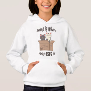 Funny quote Home is where your cat is