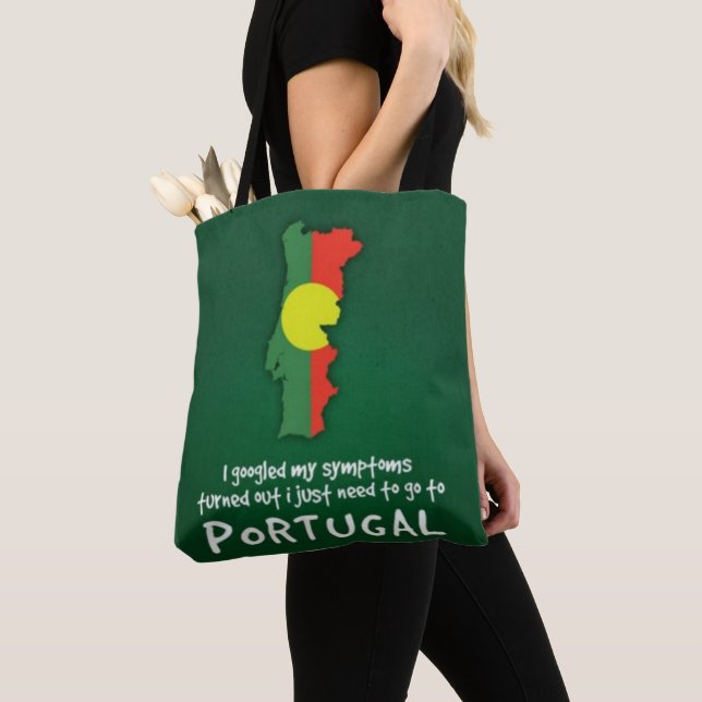 Funny Quote I Googled my symptoms Tote bag (Close Up)