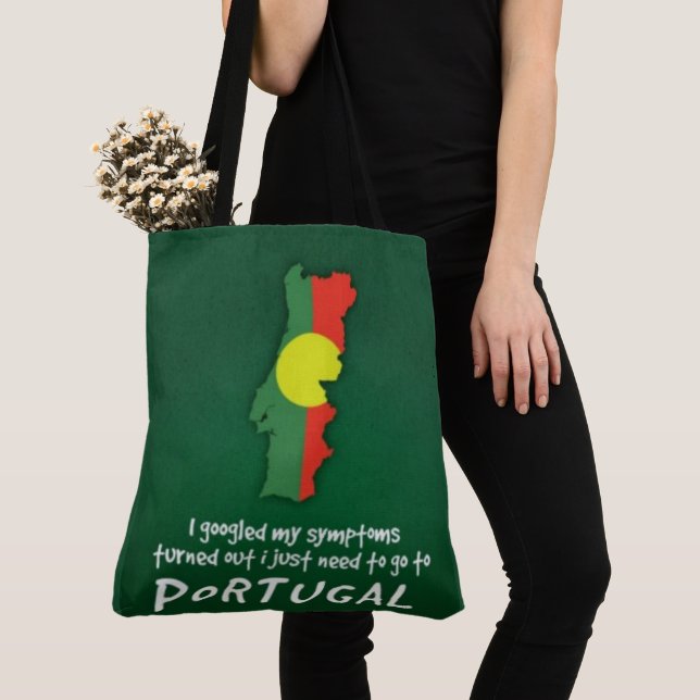 Funny Quote I Googled my symptoms Tote bag (Close Up)