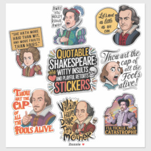 Funny Quote Insult Humour Set