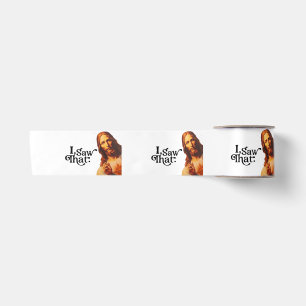 Funny Quote Jesus Meme I Saw That Christian Satin Ribbon