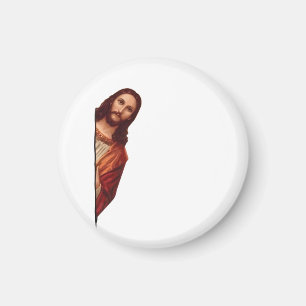 Funny Quote Jesus Meme, I Saw That Jesus  Magnet