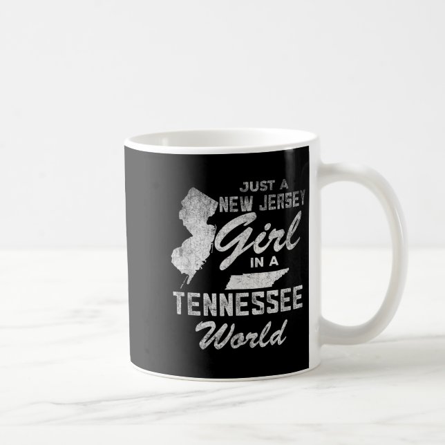 Funny Quote Just A New Jersey Girl In A Tennessee  Coffee Mug (Right)