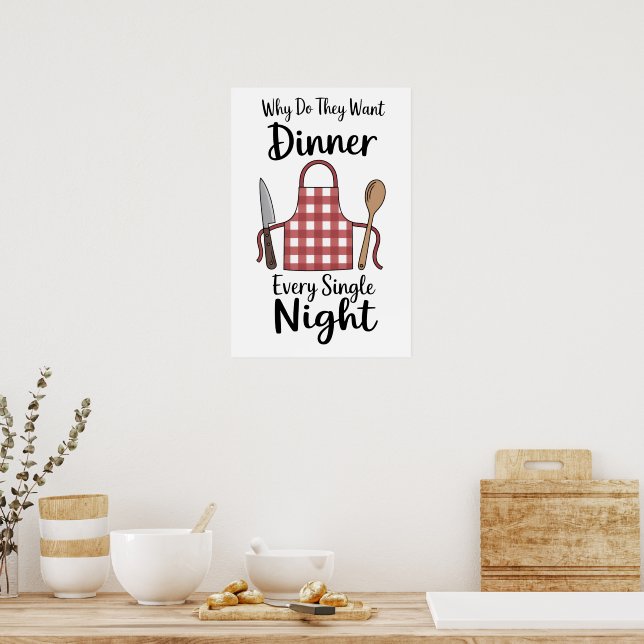 Funny Quote Kitchen Poster (Kitchen)