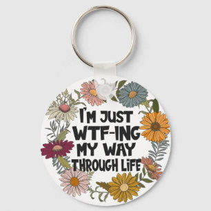 Funny Quote Life Sayings Mom Dad Parenthood Key Ring