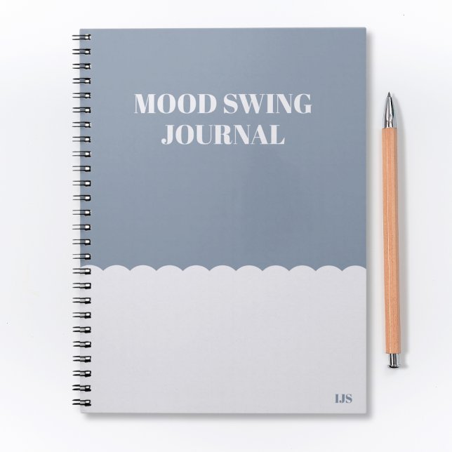 Funny Quote Mood Swing Journal Blue Notebook (Creator Uploaded)