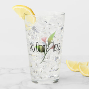 Funny Quote No Drama Please Decor For Home Glass