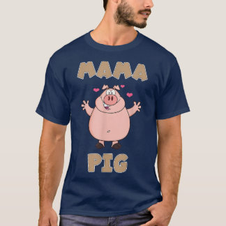 Funny Quote Pig Mama Pig1961  T-Shirt