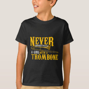 Funny Quote Play Never Underestimate A Girl With A T-Shirt
