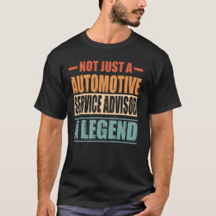 Funny Quote Retro Automotive Service Advisor T-Shirt