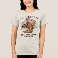 Funny quote retro cowgirl floral boots