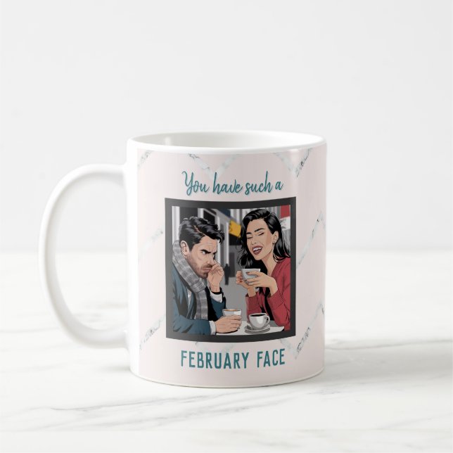 Funny Quote Sarcastic Elegant Modern Coffee Mug (Left)