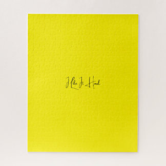 Funny Quote Solid Background Puzzle