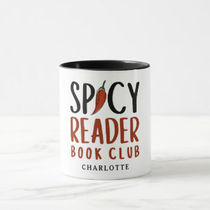Funny Quote Spicy Book Club Reader Gift Mug
