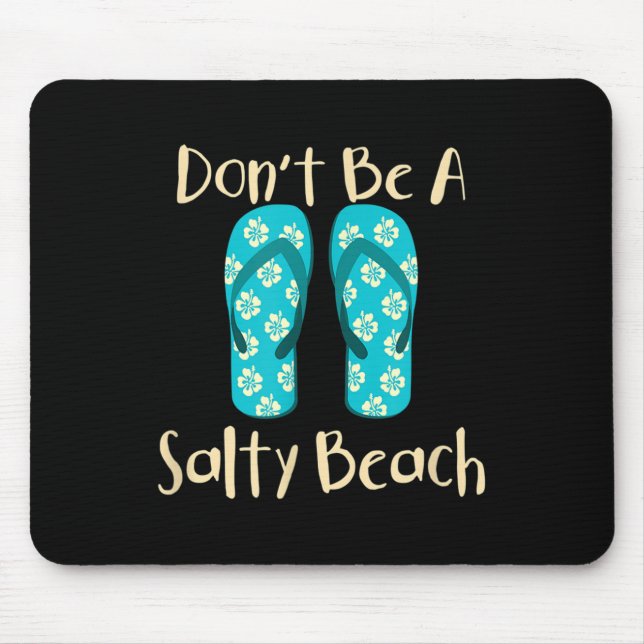 Funny Quote Summer Vacation Vacay Mode Beach Sanda Mouse Mat (Front)