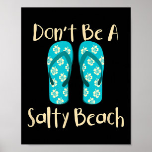Funny Quote Summer Vacation Vacay Mode Beach Sanda Poster