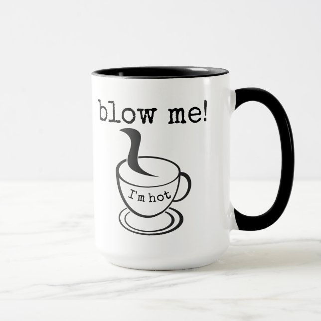 Funny, Quote, Text, Coffee Mug (Right)