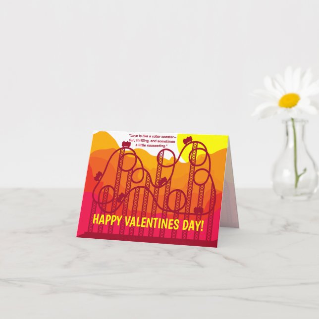 FUNNY QUOTE VALENTINE'S GREETING CARD  (Small Plant)