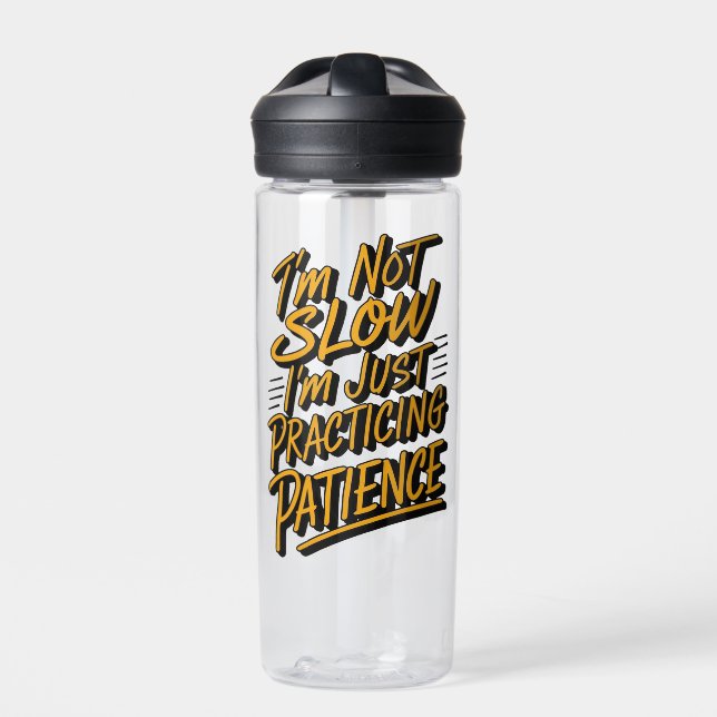 funny quote water bottle (Front)