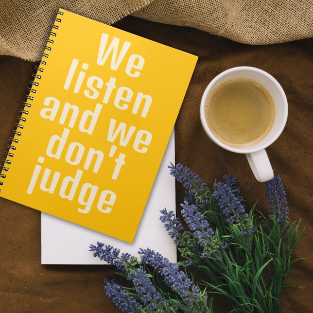 Funny quote yellow notebook (Creator Uploaded)