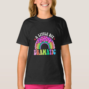 Funny Quotes A Little Bit Dramatic , Cute Doughnut T-Shirt