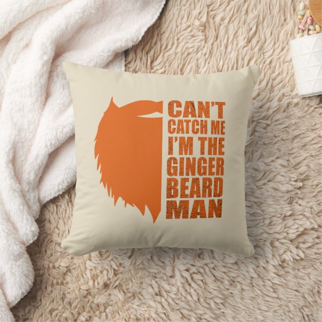 funny quotes about ginger beard man cushion (Blanket)