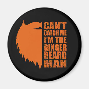funny quotes about ginger beard man magnet