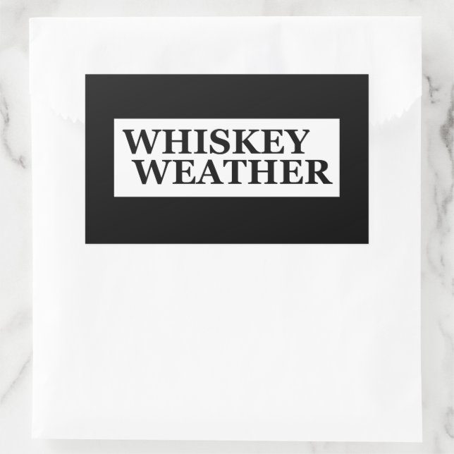 Funny quotes about Whiskey lover Rectangular Sticker (Bag)